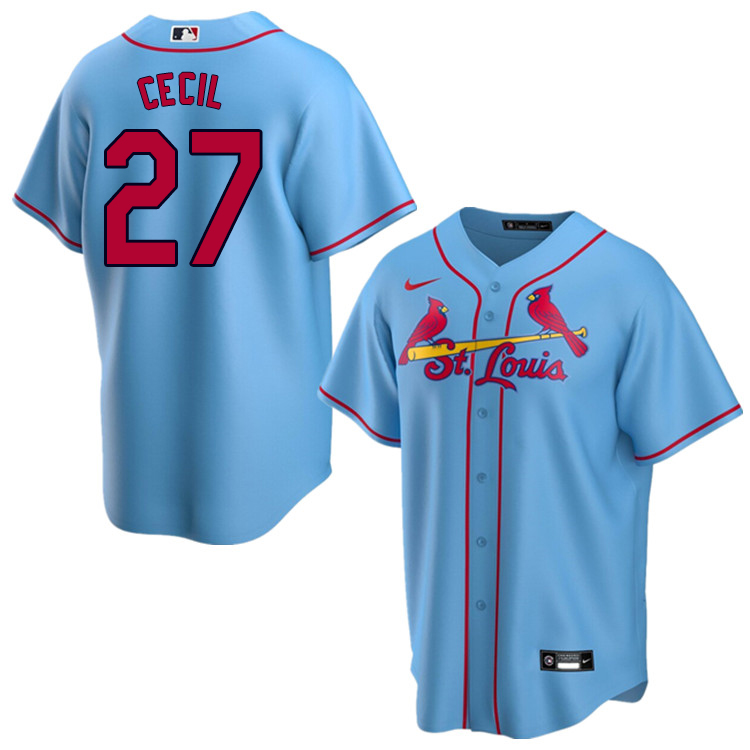Nike Men #27 Brett Cecil St.Louis Cardinals Baseball Jerseys Sale-Blue